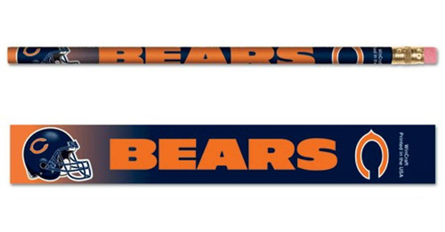 Chicago Bears Pencil 6-Pack
