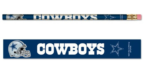 Dallas Cowboys Pencil 6-Pack