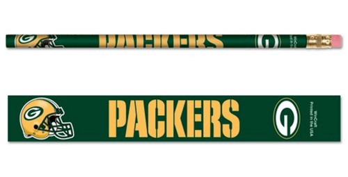 Green Bay Packers Pencil 6-Pack