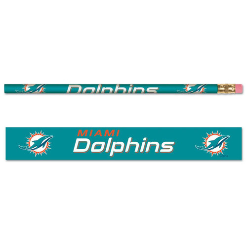 Miami Dolphins Pencil 6-Pack