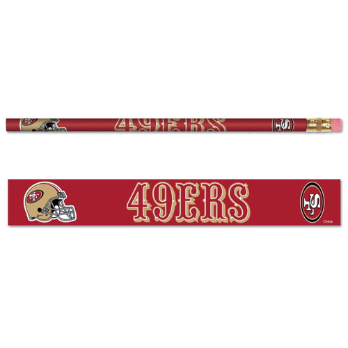 San Francisco 49ers Pencil 6-Pack