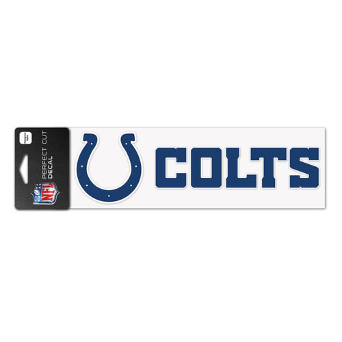 Indianapolis Colts Perfect Cut Wordmark Color Decal