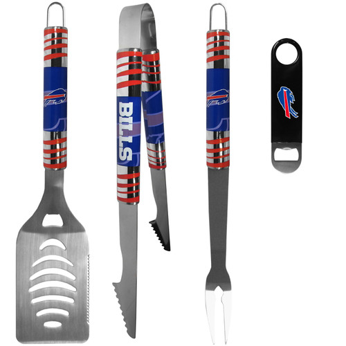 Buffalo Bills 3 Piece BBQ Set and Bottle Opener