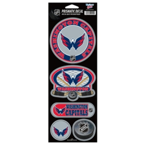 Washington Capitals Prismatic Stickers