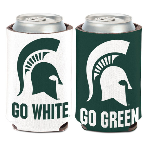 Michigan State Spartans Slogan Can Cooler