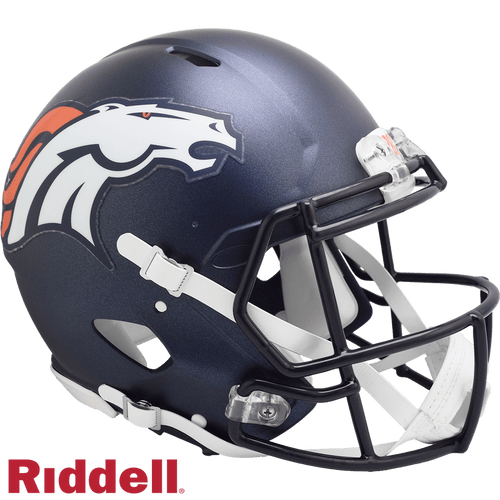 Denver Broncos Riddell Authentic Full Size Speed Football Helmet