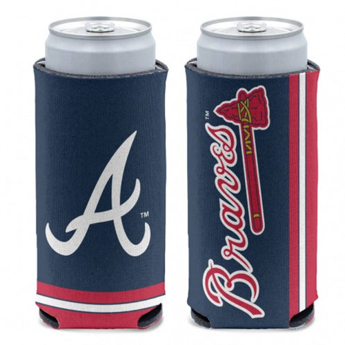 Atlanta Braves Slim Can Cooler