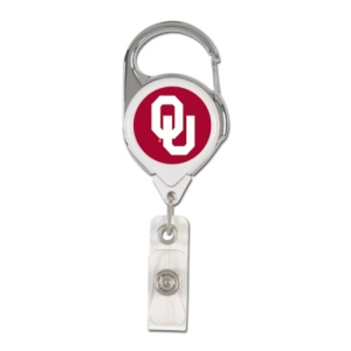 Oklahoma Sooners Retractable Badge Holder