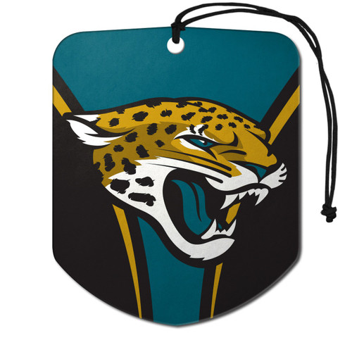 Jacksonville Jaguars Shield Design Air Freshener - 2 Pack