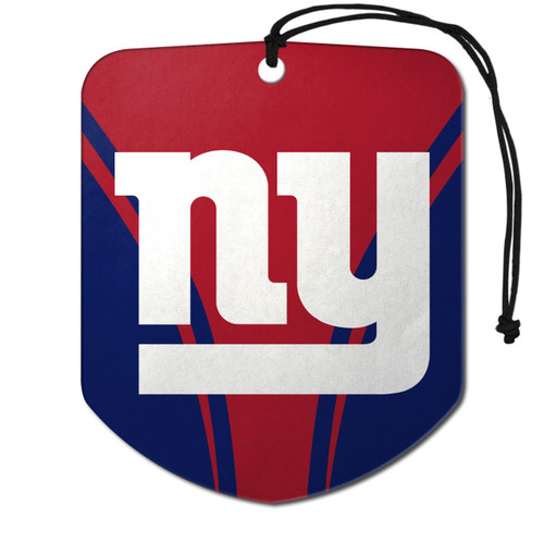 New York Giants Shield Design Air Freshener - 2 Pack