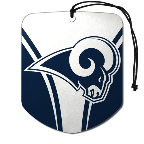 Los Angeles Rams Shield Design Air Freshener - 2 Pack