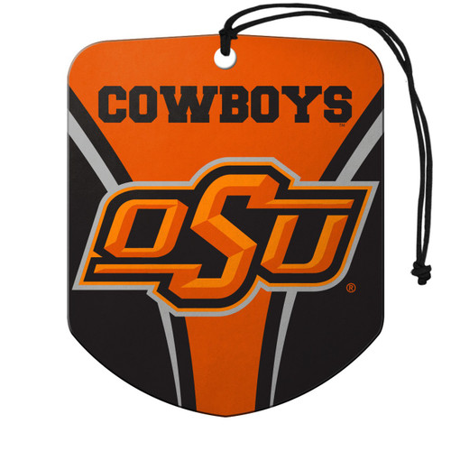 Oklahoma State Cowboys Shield Design Air Freshener - 2 Pack