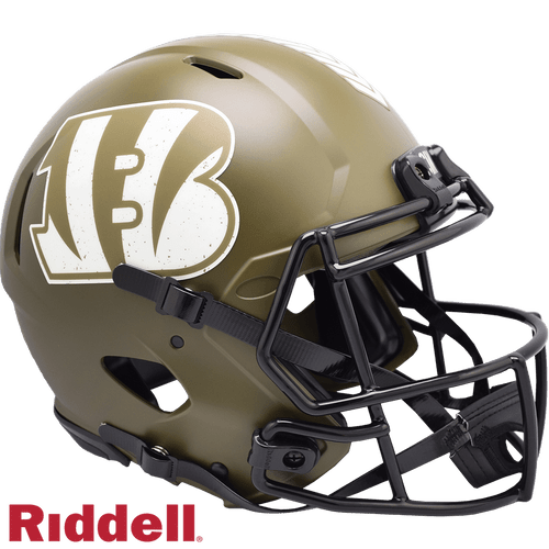 Cincinnati Bengals Riddell Authentic Full Size Speed Salute To Service Football Helmet