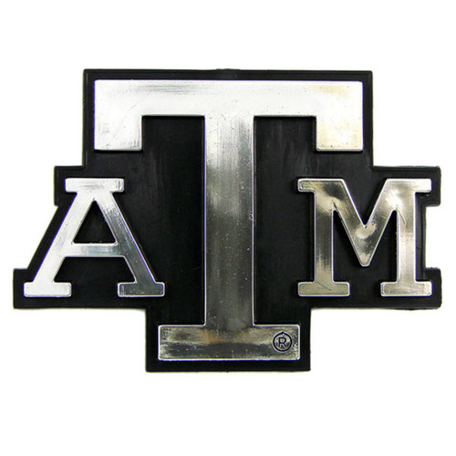 Texas A&M Aggies Silver Car Emblem