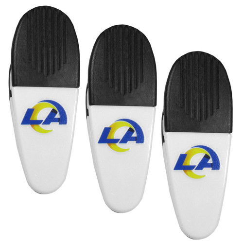 Los Angeles Rams Mini Chip Clip Magnets - 3 Pack