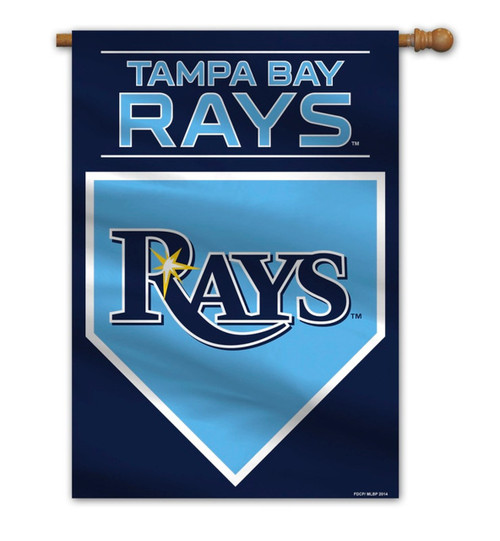 Tampa Bay Rays 28" x 40" 2 Sided Banner Flag