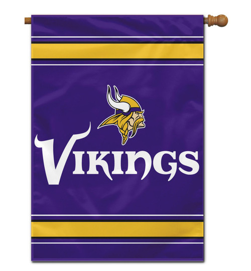 Minnesota Vikings 28" x 40" 2 Sided Banner Flag