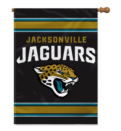 Jacksonville Jaguars 28" x 40" 2 Sided Banner Flag