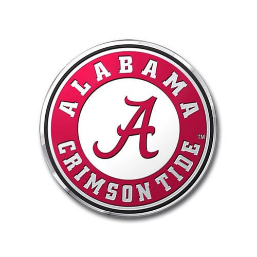 Alabama Crimson Tide Wincraft Color Car Emblem