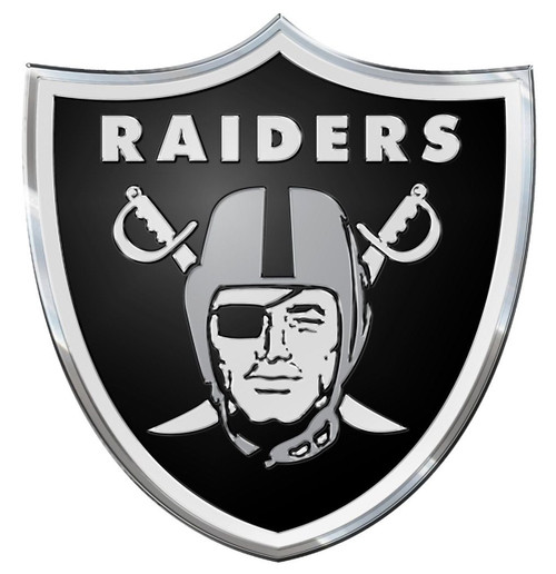 Las Vegas Raiders Wincraft Color Car Emblem