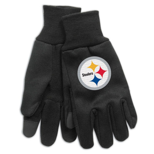 Pittsburgh Steelers Adult Touchscreen Gloves