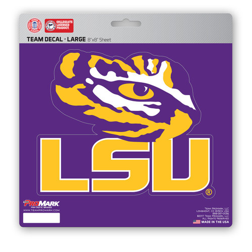 LSU Tigers 8" x 8" Die Cut Decal