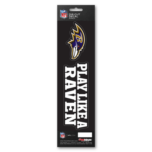 Baltimore Ravens Die Cut Slogan Decal Pack