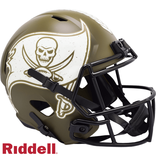 Tampa Bay Buccaneers Riddell Collectible Full Size Speed Salute To Service Football Helmet