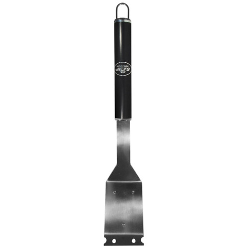 New York Jets Grill Brush w/Scraper in Black