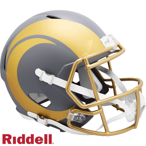 Los Angeles Rams Riddell Collectible Full Size Speed Slate Football Helmet