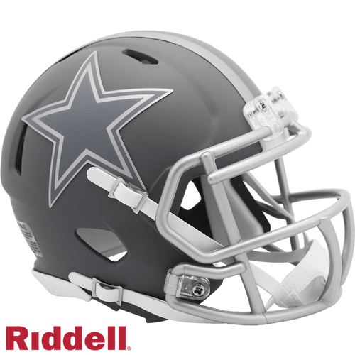 Dallas Cowboys Riddell Collectible Mini Speed Slate Football Helmet
