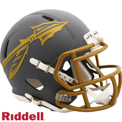 Florida State Seminoles Riddell Collectible Mini Speed Slate Football Helmet