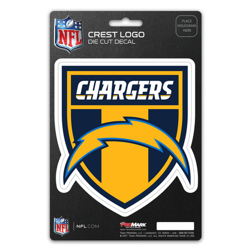 Los Angeles Chargers Shield Design Decal