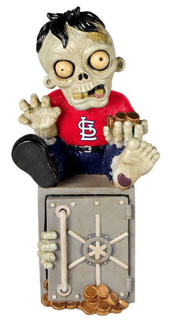 St. Louis Cardinals Zombie Figurine Bank
