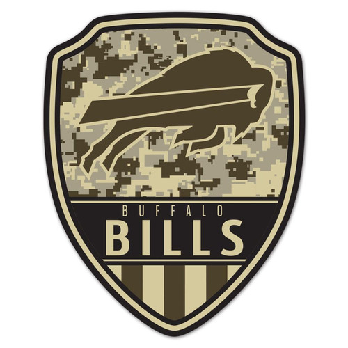 Buffalo Bills Shield Shape Wood Sign