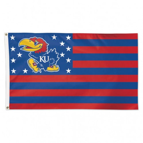 Kansas Jayhawks 3' x 5' Deluxe Flag
