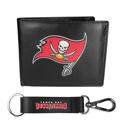 Tampa Bay Buccaneers Bi-fold Wallet & Strap Key Chain