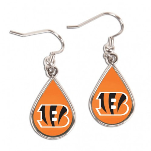 Cincinnati Bengals Tear Drop Earrings