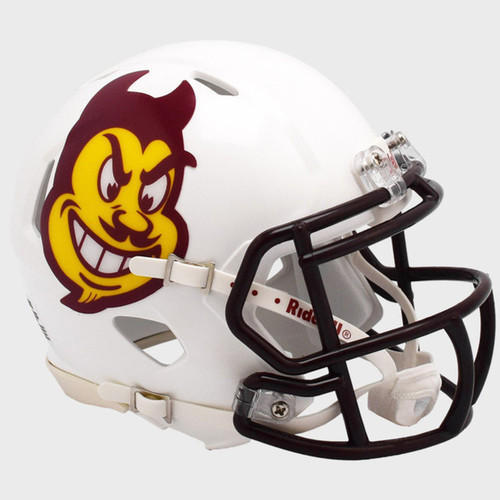 Arizona State Sun Devils Riddell Collectible Mini Speed White Sparky Football Helmet