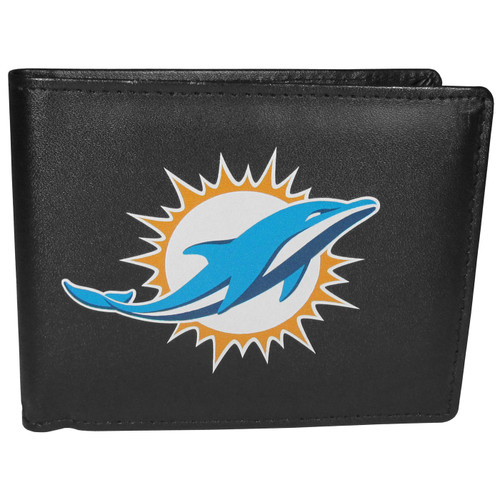 Miami Dolphins Large Logo Bi Fold Wallet