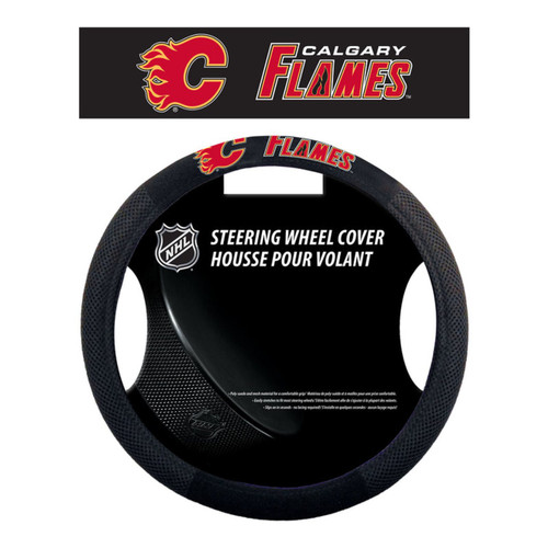 Calgary Flames Mesh Steering Wheel Cover