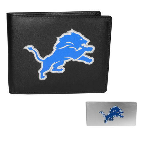 Detroit Lions Bi-fold Wallet & Money Clip