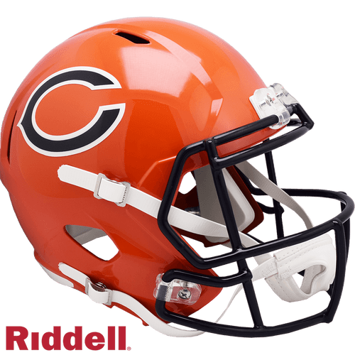Chicago Bears Riddell Collectible Full Size Speed Style On-Field Alternate Football Helmet
