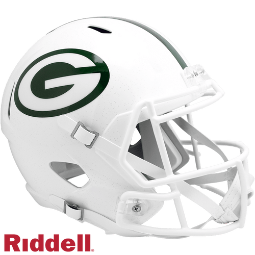 Green Bay Packers Riddell Collectible Full Size Speed Style On-Field Alternate Football Helmet