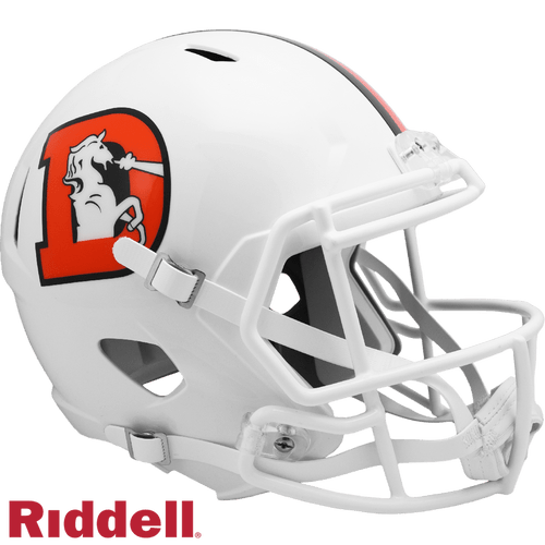 Denver Broncos Riddell Collectible Full Size Speed Style On-Field Alternate Football Helmet