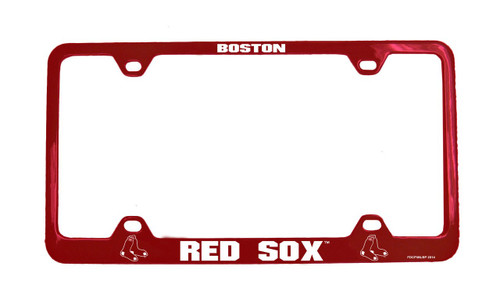 Boston Red Sox Laser Cut License Plate Frame