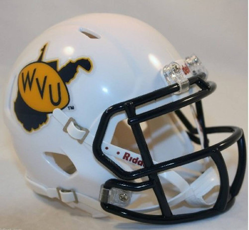 West Virginia Mountaineers Speed Mini Football Helmet