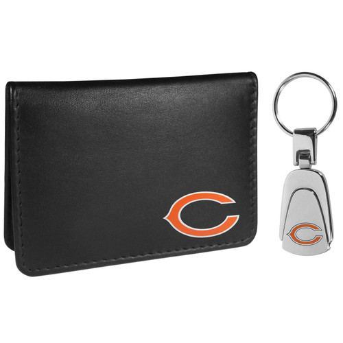 Chicago Bears Weekend Bi-fold Wallet & Steel Key Chain