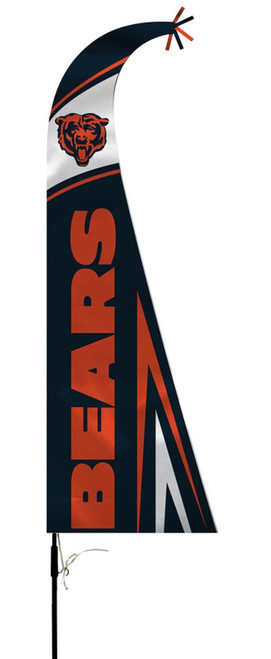 Chicago Bears Premium Feather Style Flag