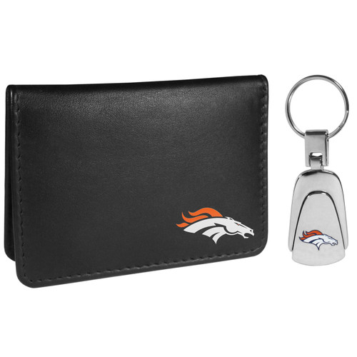 Denver Broncos Weekend Bi-fold Wallet & Steel Key Chain
